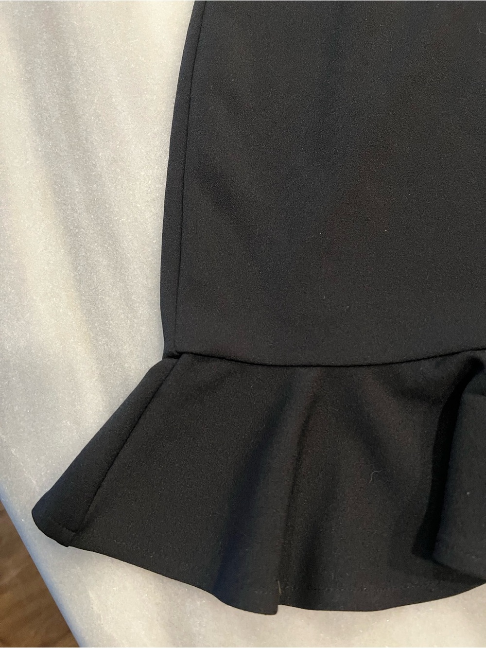 Lulu's Black One-Shoulder Ruffle Mini Dress - Picture 2 of 8
